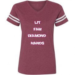 Ladies Relaxed Fit Vintage Sports Tee