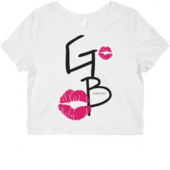 Ladies Slim Fit Crop Top Tee