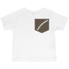 Football Faux Pocket Tee, Toddler