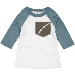 Toddler 3/4 Sleeve Raglan Tee