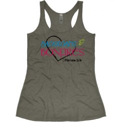 Ladies Slim Fit Super Soft Racerback Triblend Tank