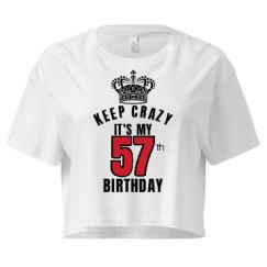 Ladies Festival Cali Crop Top Tee