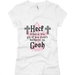 Ladies Slim Fit Basic Promo Jersey Tee