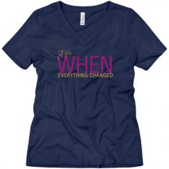 Ladies Relaxed Fit V-Neck Tee