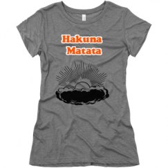 Ladies Slim Fit Super Soft Triblend Tee