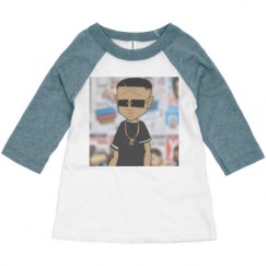 Toddler 3/4 Sleeve Raglan Tee