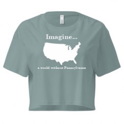 Ladies Festival Cali Crop Top Tee