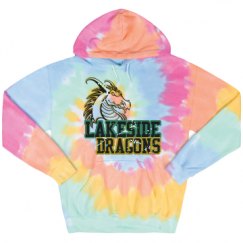 Unisex Tie-Dye Fleece Hoodie