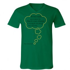 Unisex V-Neck Jersey Tee