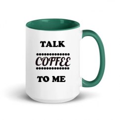 15oz Ceramic Mug with Color Inside