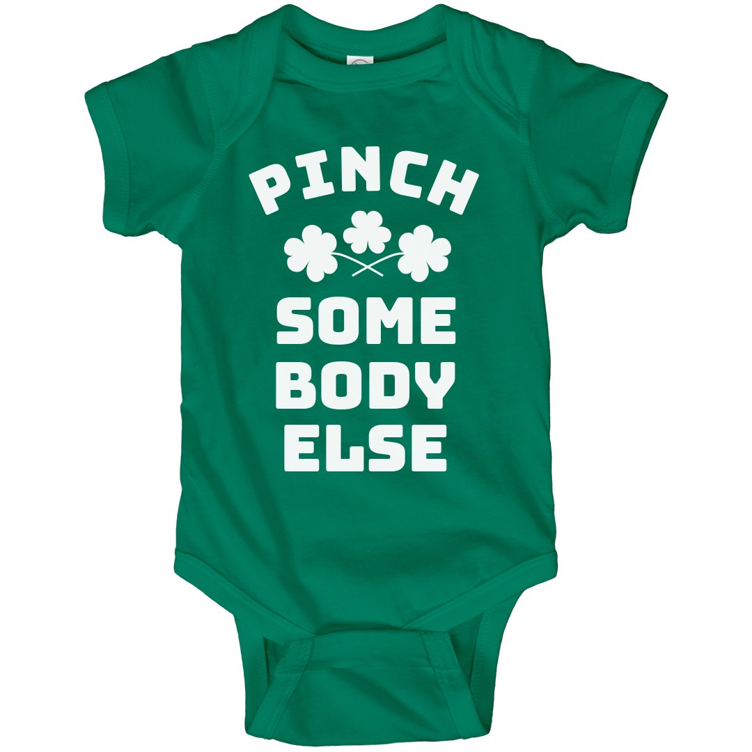 Too Cute to Pinch Onesie Long Sleeve Baby One Piece Baby Bodysuit St Patrick/'s Day One Piece Infant Tee Newborn Bodysuit