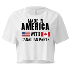 Ladies Festival Cali Crop Top Tee