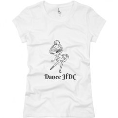 Ladies Slim Fit Basic Promo Jersey Tee