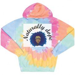 Unisex Tie-Dye Fleece Hoodie