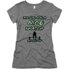Ladies Slim Fit Super Soft Triblend Tee