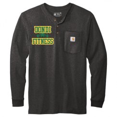 Unisex Carhartt Long Sleeve Henley Tee 