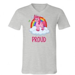 Unisex V-Neck Jersey Tee