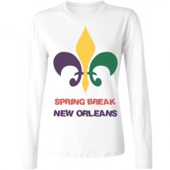 Ladies Relaxed Fit Basic Long Sleeve Tee