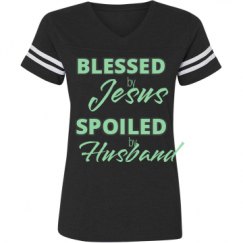 Ladies Relaxed Fit Vintage Sports Tee