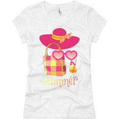 Ladies Slim Fit Basic Promo Jersey Tee