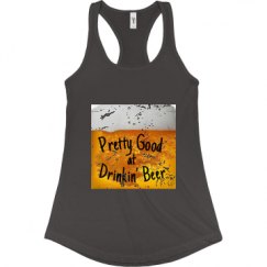 Ladies Slim Fit Racerback Tank Top