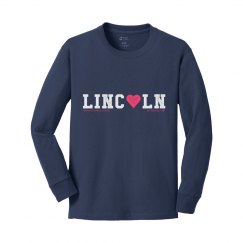 KIDS: Lincoln Heart Long Sleeve (more colors) 