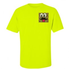 Unisex Ultra Cotton Safety Neon Crewneck Tee