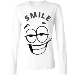 Ladies Relaxed Fit Basic Long Sleeve Tee