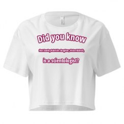 Ladies Festival Cali Crop Top Tee