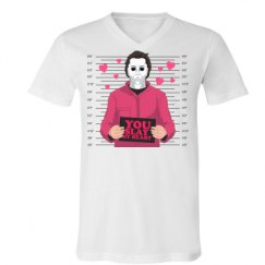 Unisex V-Neck Jersey Tee