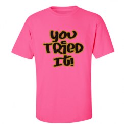 Unisex Ultra Cotton Safety Neon Crewneck Tee