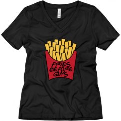 Ladies Relaxed Fit V-Neck Tee