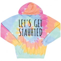 Unisex Tie-Dye Fleece Hoodie