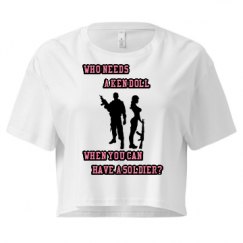 Ladies Festival Cali Crop Top Tee