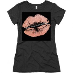 Ladies Slim Fit Super Soft Triblend Tee
