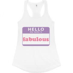 Ladies Slim Fit Racerback Tank Top