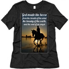 Ladies Relaxed Fit Super Soft Triblend Tee