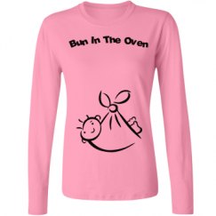 Ladies Relaxed Fit Basic Long Sleeve Tee