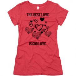 Ladies Slim Fit Super Soft Triblend Tee