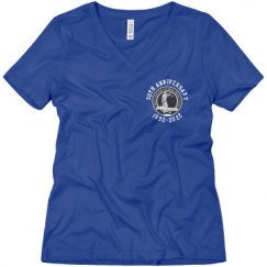 Ladies Relaxed Fit V-Neck Tee