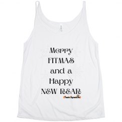 Merry Fitmas Plus Sized Women's Tank