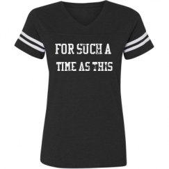 Ladies Relaxed Fit Vintage Sports Tee