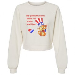 Women's Raglan Pullover Fleece