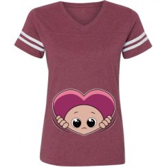 Ladies Relaxed Fit Vintage Sports Tee