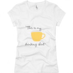 Ladies Slim Fit Basic Promo Jersey Tee