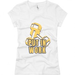 Ladies Slim Fit Basic Promo Jersey Tee