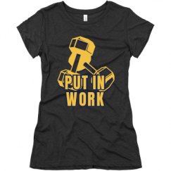 Ladies Slim Fit Super Soft Triblend Tee