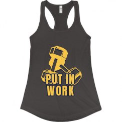 Ladies Slim Fit Racerback Tank Top