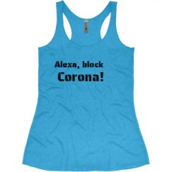 Ladies Slim Fit Super Soft Racerback Triblend Tank