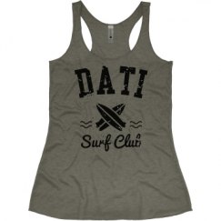 Ladies Slim Fit Super Soft Racerback Triblend Tank